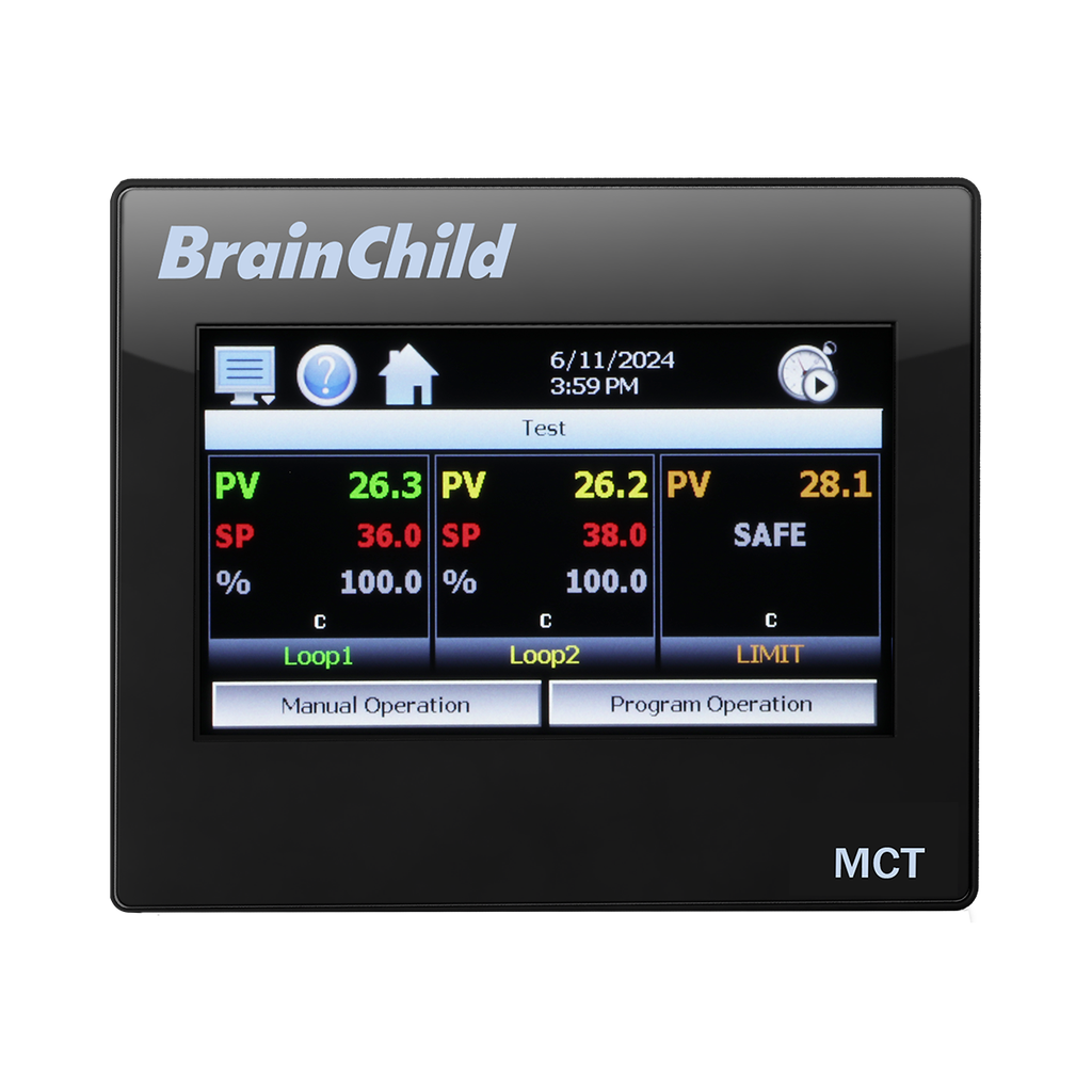 MCT Multi-Loop Controller | 3-Loop PID & Touchscreen | BrainChild